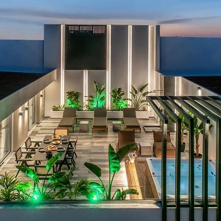 הרסוניסוס Maison Aqua Suite With Private Mini Pool Jacuzzi מראה חיצוני תמונה