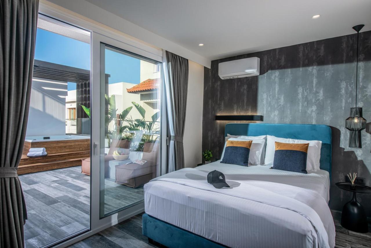 הרסוניסוס Maison Aqua Suite With Private Mini Pool Jacuzzi מראה חיצוני תמונה