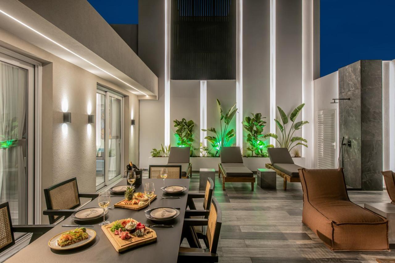 הרסוניסוס Maison Aqua Suite With Private Mini Pool Jacuzzi מראה חיצוני תמונה